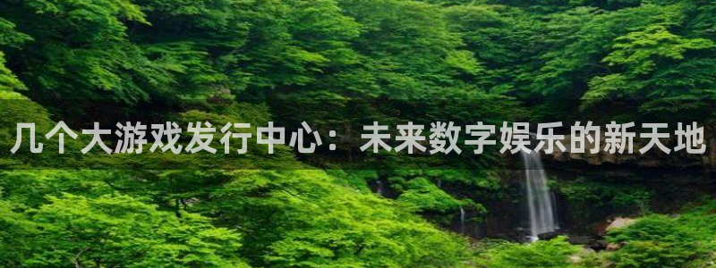 db电竞官网注册方法是什么软件：几个大游戏发行中心：未来数字娱乐的新天地